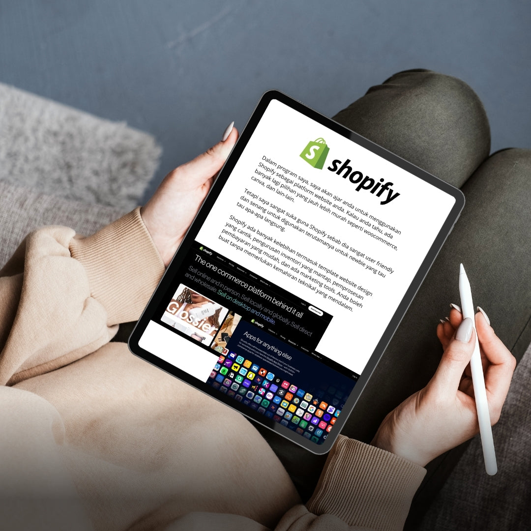 Shopify Kickstart : Panduan Lengkap Membina Website E-Commerce Anda (E-book)