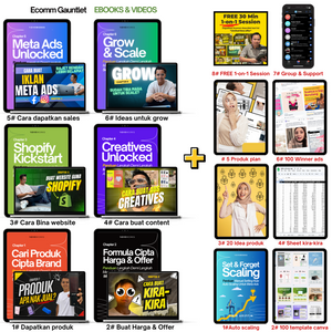 Ecomm Gauntlet : Panduan Lengkap Bina Bisnes E-commerce (Discounted)