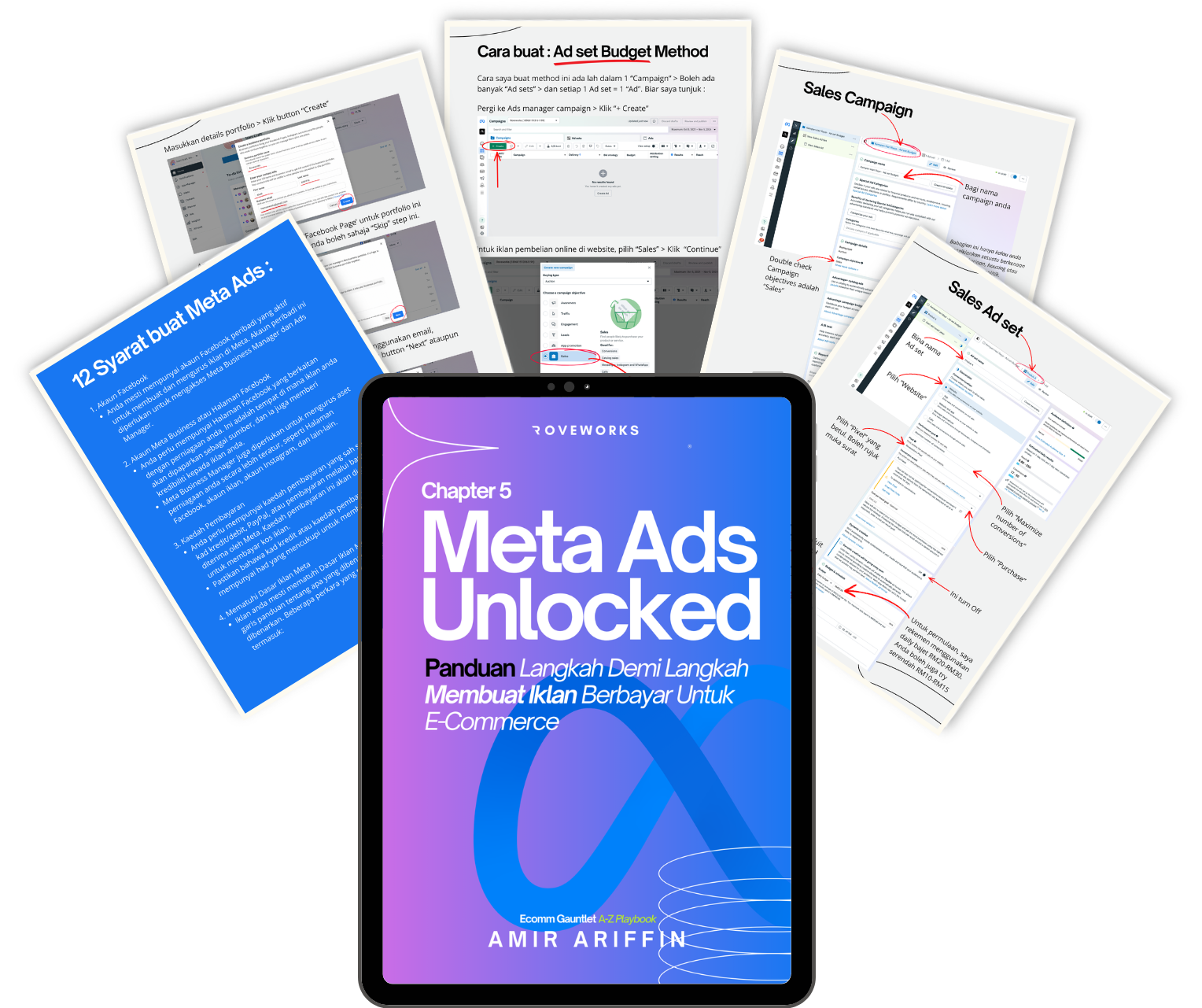 Meta Ads Unlocked : Panduan Langkah Demi Langkah Membuat Meta Ads Untuk E-Commerce  (E-book)